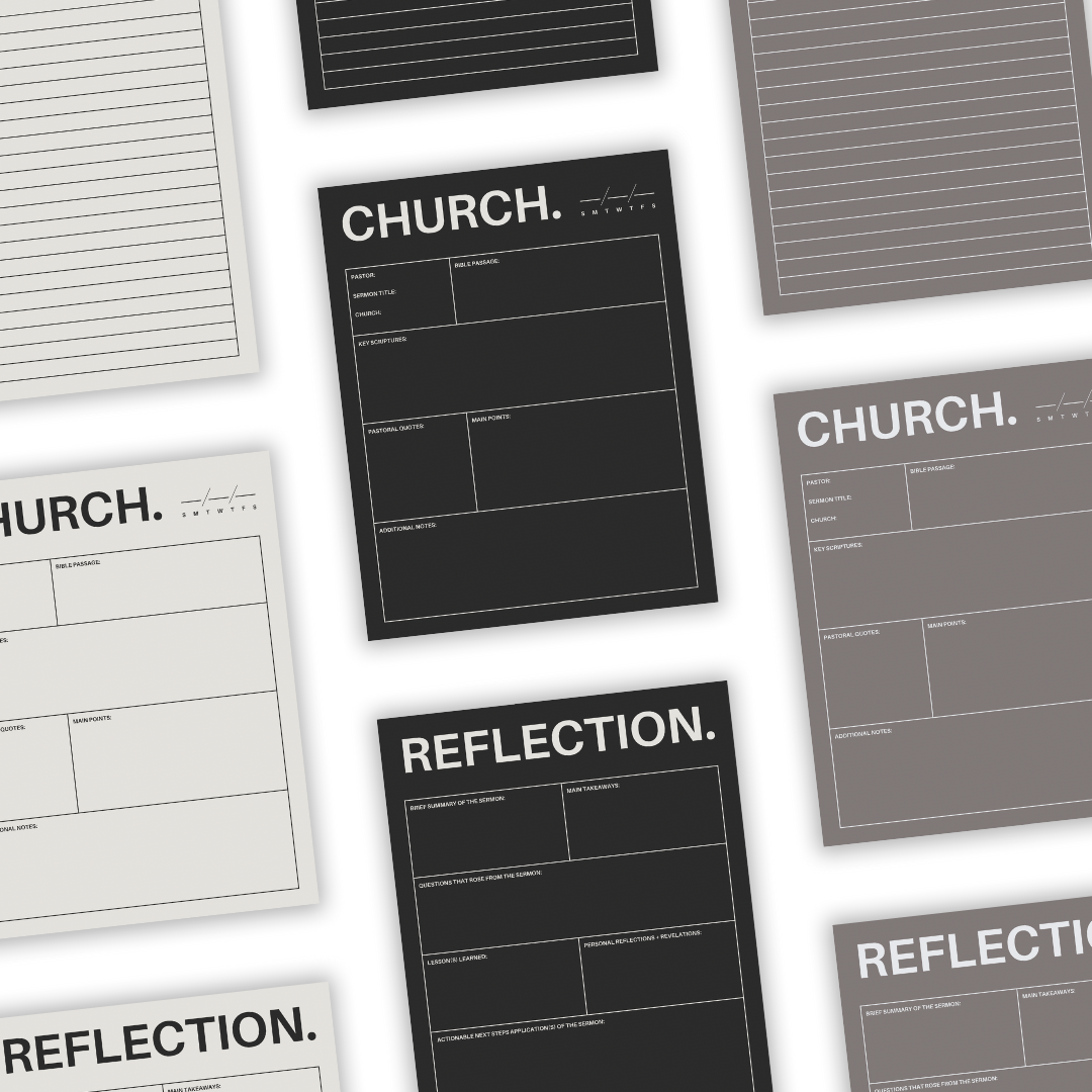 Sermon Notes Template