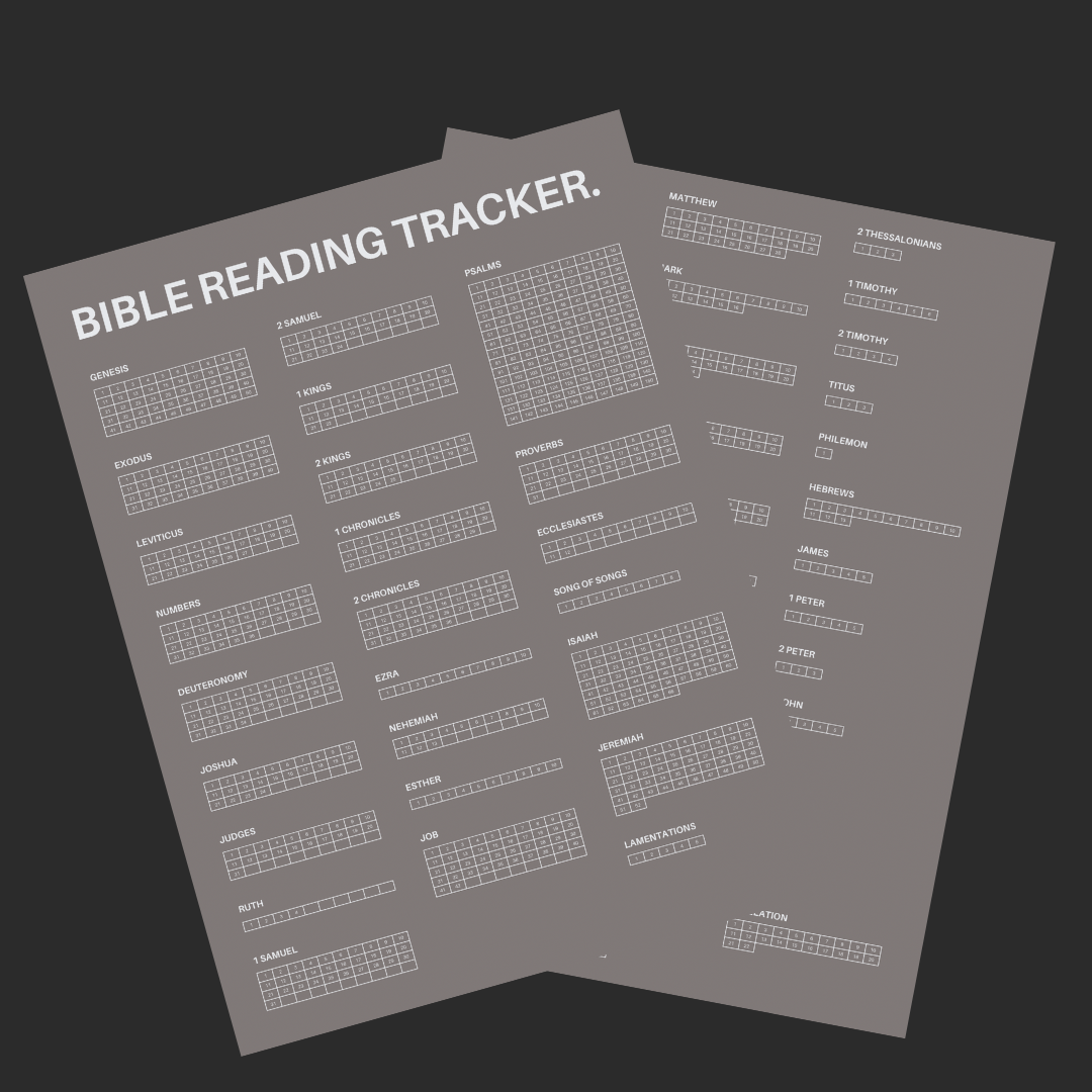 Bible Reading Tracker