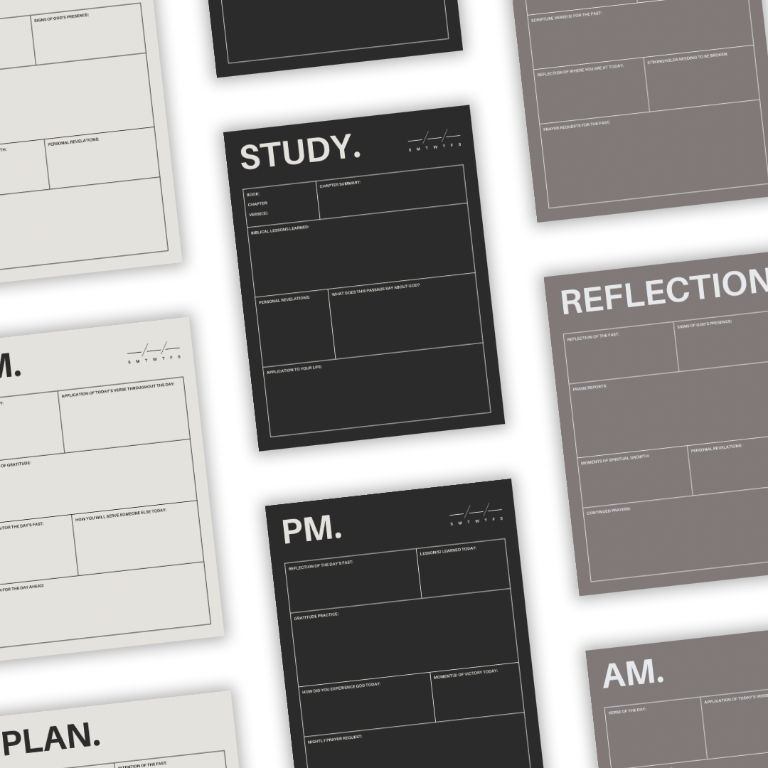 21 Days Of Prayer And Fasting Planner