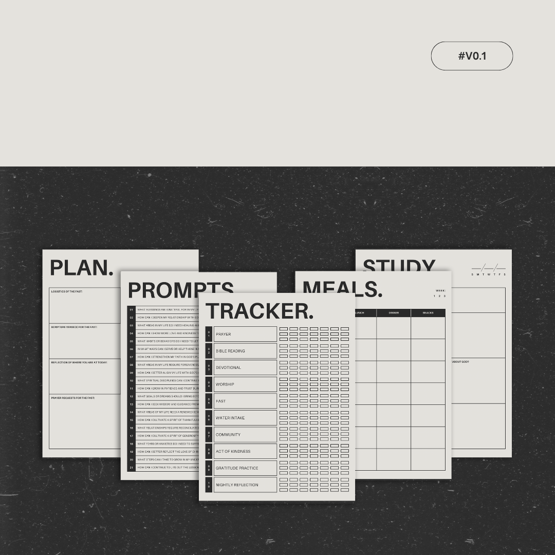 21 Days Of Prayer And Fasting Planner