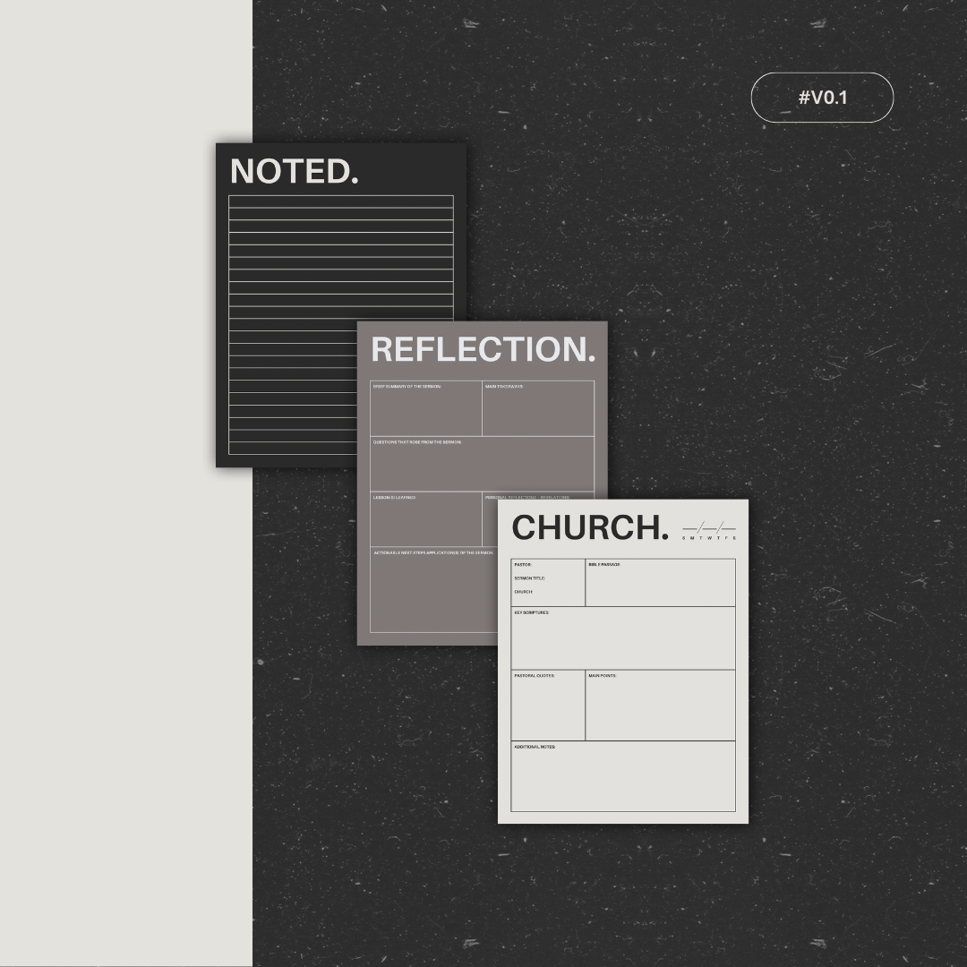 Sermon Notes Template